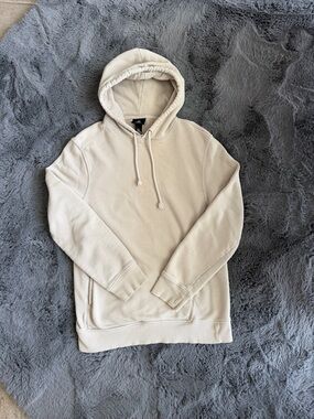 H&M Cream Pullover Hoodie